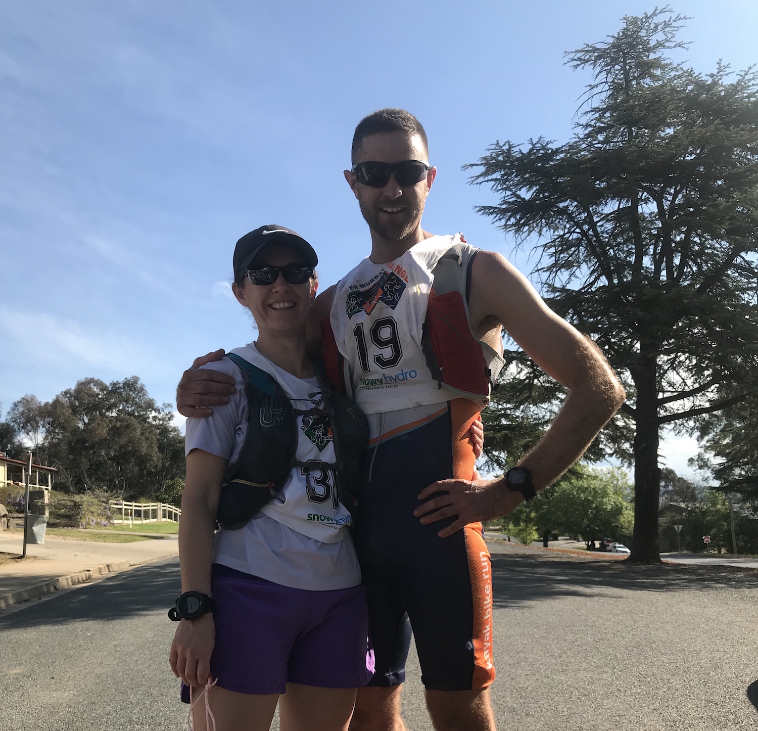 rob savage and teagan belfrage at the umc finish