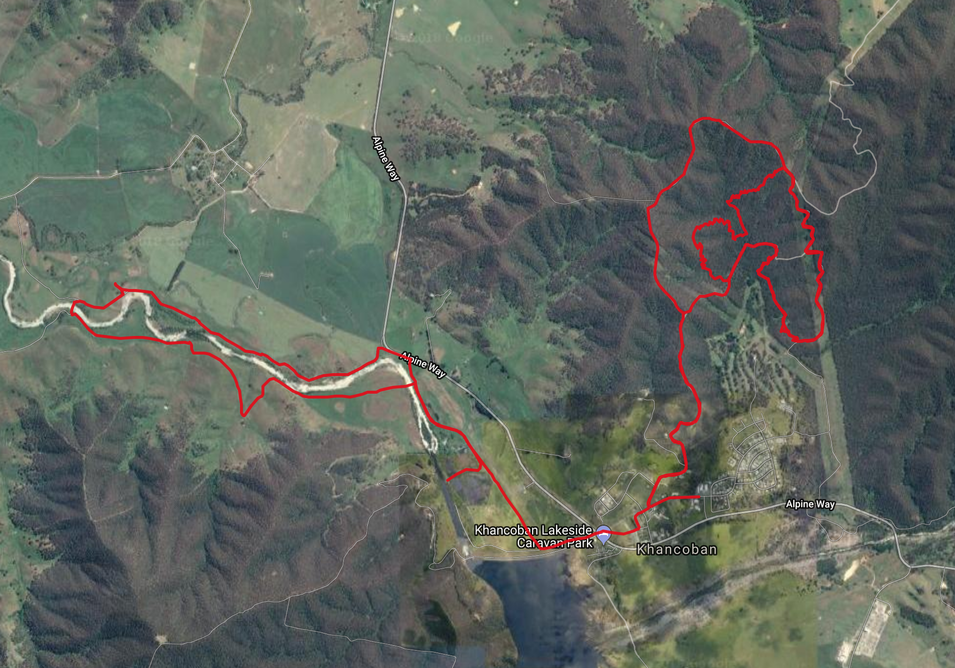 UMC bike course satellite